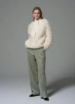 新品未使用　Drawer ノーカラージャケット 36 Drawer - Drawer ノーカラージャケット 36(S位) 赤x紺x白