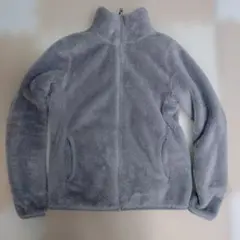 ユニクロ UNIQLO レディース フリースジャケット M グレー