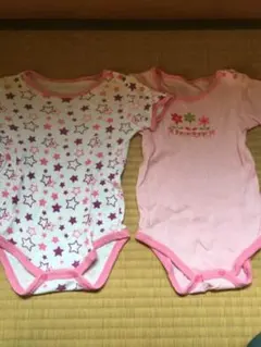 女の子半袖ロンパース★80*.70cm☆コアラベビー＆新品ミニタオル付きのサムネイル