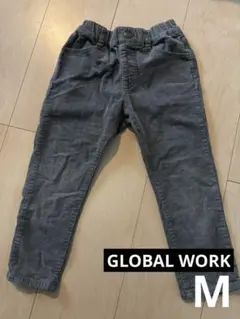 グローバルワーク　GLOBAL WORK コーデュロイパンツ　グレー　キッズM
