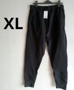 新品タグ付き　メンズ　ブラック　 XL 　スウェットパンツ 裏起毛　軽い