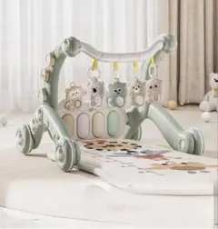 ベビージム 動物モチーフ グリーン