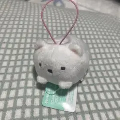 すみっコぐらし うつぶせゴムひも付きマスコット しろくま ぬいぐるみ