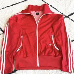 adidas 古着　ジャージ　赤