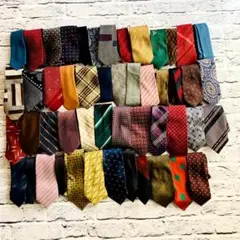ネクタイ　まとめ　50本　オシャレ　メンズ