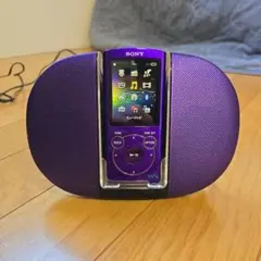 【訳あり】ウォークマン NW-S764 8G パープル スピーカー アダプタ付きのサムネイル