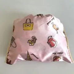 K-tamura ピンク バッグ　レインカバー　エコバッグ