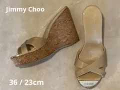 新品未使用　JIMMY CHOO ウェッジソールサンダル　36/ 23cm