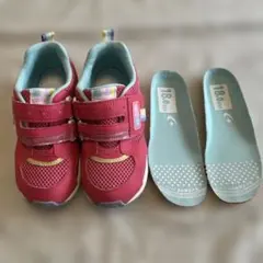 ムーンスター　キャロット　ピンク スニーカー　18.0