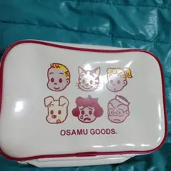 【新品】OSAMU GOODS キャラクター化粧ポーチ ホワイト
