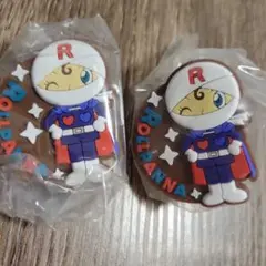 アンパンマンラバーマグネット　ロールパンナ2個