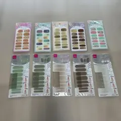 【新品】100均　ネイルシール 10枚セット