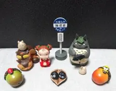 ポーズがいっぱいコレクション となりのトトロ トトロ 指人形 バス停 ネコバス