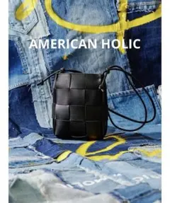 AMERICAN HOLIC♡編み込みショルダーミニＢＡＧのサムネイル