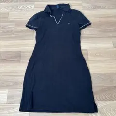 TOMMY HILFIGER ポロワンピース　ブラック M