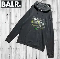 ボーラー BALR. 東京ストリート ネオン グラフィックプリント パーカー