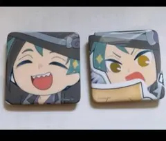ツイステ　スクエア缶バッジコレクション フロイド　ジェイド