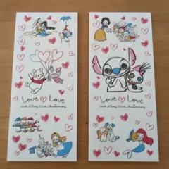 ディズニー メモ用紙 110周年記念セット　一筆箋　手紙　便せん