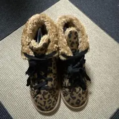新品……ヒョウ柄ブーツＬサイズ