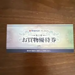 ヤマダ電機　株主優待券　5000円分