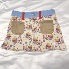 ヒステリックミニ　スカート　フェイスミニ　総柄　130 ミニスカート