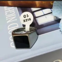 ★21号【削除予定】印台リング 指輪 カレッジリング スクエア シルバー