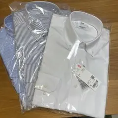 新品3枚セットユニクロスーパーノンアイロンジャージスリムシャツ