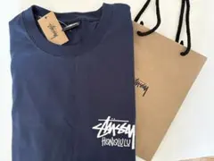 新品 ホノルル限定 ステューシー 半袖Ｔシャツ XX-L STUSSY 濃紺のサムネイル