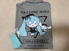 初音ミク サンリオ シナモロール ネクタイ付き 刺繍 シャツ♡【新品】