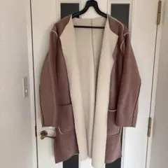 【未使用】UNITED ARROWS ムートンコート　ブラウン　38号