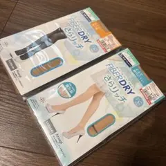 Atsugi FIBERDRY さらリッチ ストッキング 2色セット