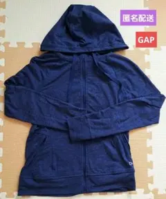 ネイビーフード付き ジャージジャケット XS　GAP　ギャップ