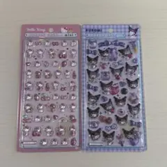 サンリオ　ボンボンドロップシール　クロミ　キティ