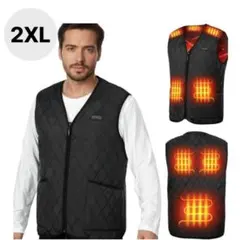 新品✨ KEMIMOTO 電熱ベスト インナー 2XL ブラック