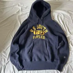 champion reverse weave パーカー　ネイビー　単色タグ　M