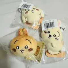 ちいかわベーカリー パンみたいなもちもちマスコット うさぎだらけくじ　3点セット