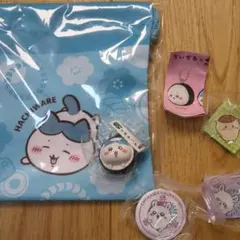 ちいかわ くら寿司 セット　ハチワレ　巾着　フィギュア　栗まんじゅう　モモンガ