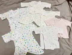 ミキハウス、UNIQLO、ベビー肌着6枚セット