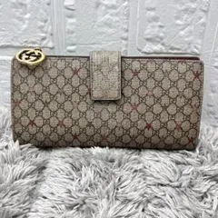 GUCCI レア　GGスプリーム　L字ファスナー　長財布　スターのサムネイル