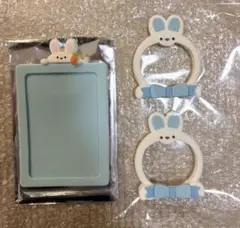 フクヤ うさぎ 硬質カードケース カードカバー 3点セット