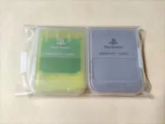 2個 ソニー純正 プレイステーション PS1 メモリーカード 15ブロック