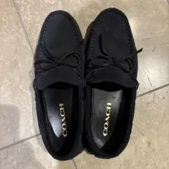 ［美品］COACH/コーチ　メンズ　ローファー　ネイビーのサムネイル