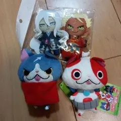 妖怪ウォッチ ぬいぐるみ4体＋コマさんセット