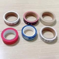 マスキングテープまとめ売り　6本セット