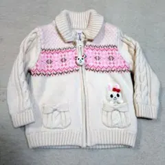 ミキハウス ニット アウター 90