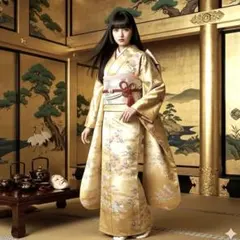 振袖フルセット　高身長　手描き友禅　成人式振袖　振袖　裄丈69 ➕サイズ