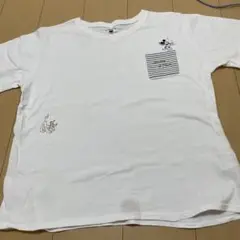 ミッキーマウス プリント Tシャツ LL