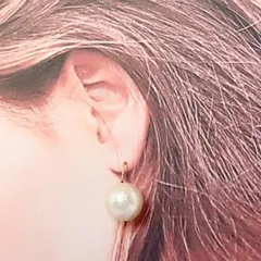 コットンパール　ピアス・イヤリング