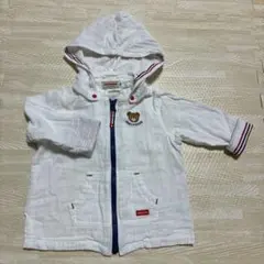 MIKI HOUSE ホワイトアウター 90