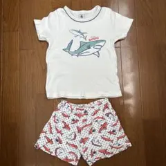 プチバトー110cm 半袖半ズボンパジャマのサムネイル
